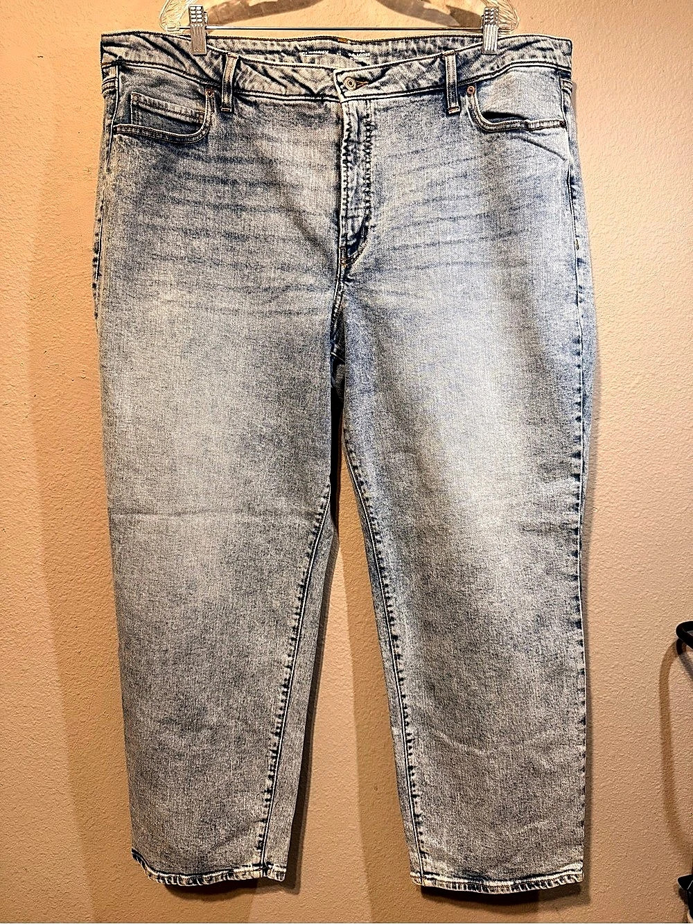 Old Navy O.G. Loose High Rise Light Wash Jeans Size 24